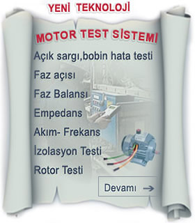 motor testi